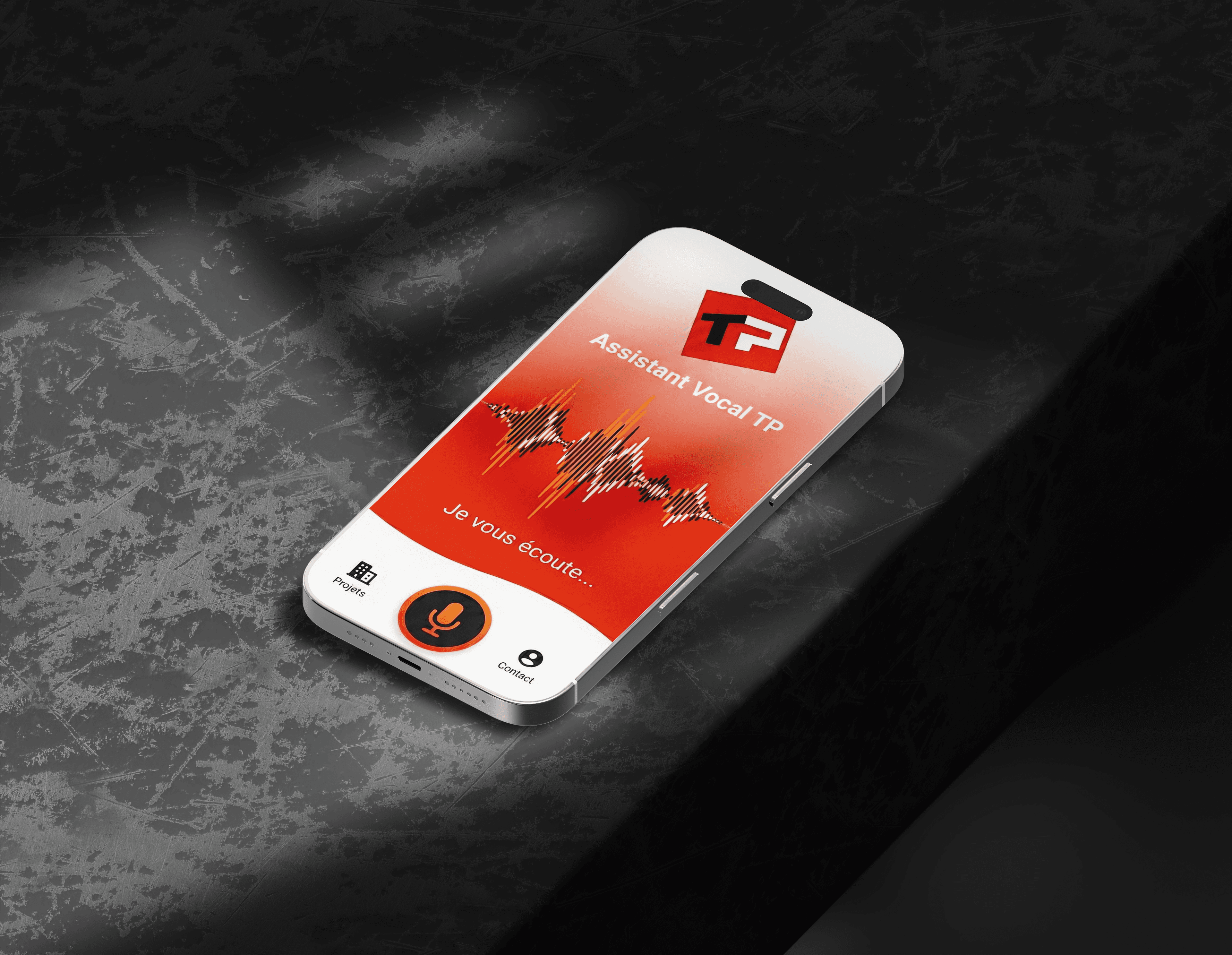 Thomas & Piron AI Agent Phone Mockup